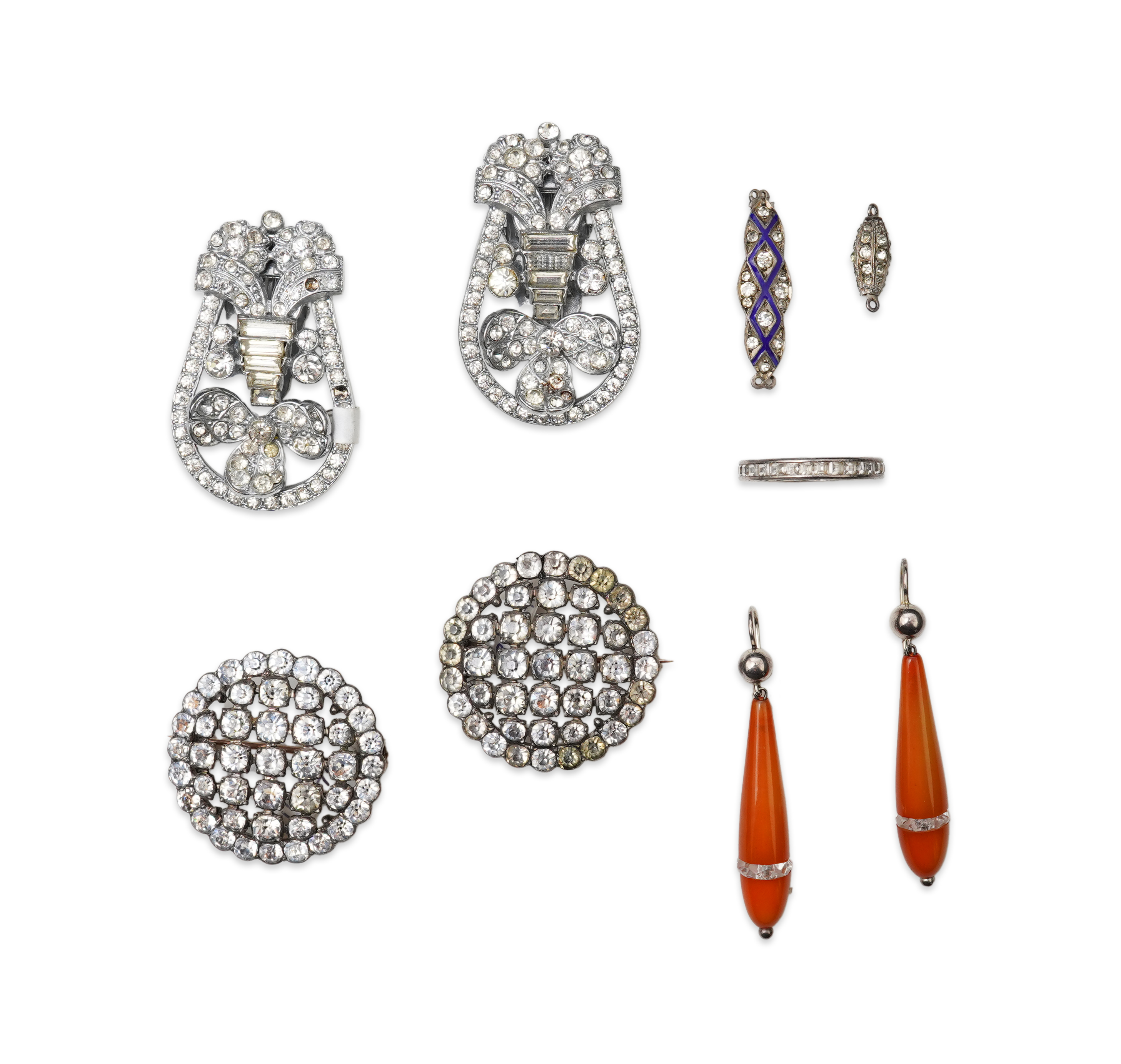 A collection of costume jewels, first half 20th century